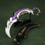 16cm Valorant Game Weapon Big Melee Reaver 2.0 Karambit Knife Metal M4 Samurai  Alloy Model Desk Decoration Display Gift Toy - Lootquake
