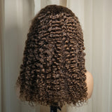 20" Deep Wave Double Drawn HD 5x5 Lace Closure Wig | Burmese Curly Remy Hair | 350% Density