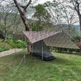 4x4m 4x3m 3x3m 19 Hang Points Tent Tarp Survival Sun Shelter Shade Canopy Outdoor Backpacking Waterproof Camping Awning SunShade