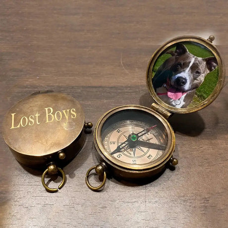 Personalized Vintage Custom Compass Nautical Engraved Compass Antique Nostalgic Compass Anniversary Gift or Wedding Gift - Lootquake