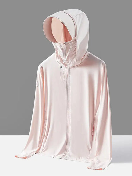 Summer UPF 100+ UV Proof Skin Coats Men Breathable Light Thin Cool Nylon Sun Protection Hooded Windbreaker Casual Jackets 8XL - Lootquake