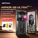 【Première mondiale】Ulefone Armor 28 Ultra 5G Téléphone robuste IA 1 To ROM + 32 Go RAM Smartphone Android AMOLED 6,67" 10600 mAh Téléphone portable