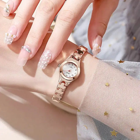 Elegant Women Watches Rose Gold Luxury Steel Strap Bracelet Ladies Wristwatches Female Watch Gifts Relogio Feminino Reloj Mujer - Lootquake