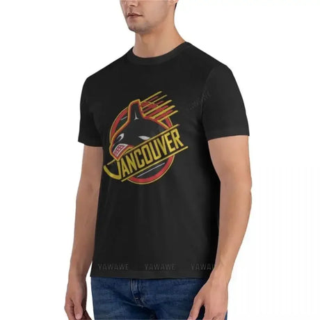 RARE: Vancouver Hockey - Retro Canucks Classic T-Shirt mens cotton t shirts mens short sleeve t shirts mens tall t shirts - Lootquake