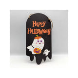 New Halloween Wooden Hanging Sign - Holiday Door Decor, Wooden Plaque Crafts, Festival Wall Hanging for Home Party Decoration