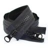 1Pc Meetee 60-300cm 5# Resin Zippers Black White Double Slider Open-End Zips for Sewing Coat Tent Zipper Closure DIY Accessories - Lootquake