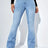 Women Flare Stretch Moustache Jeans Fashion Skinny Bell Bottom High Waist Gray Denim Pants Lady Classic Y2K Punk Long Trousers - Lootquake
