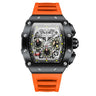 Fashion Men's Watch ONOLA Unique Design Multi-functional Automatic Mechanical Watches Men's Tape Waterproof Wristwatch - Lootquake