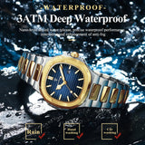 POEDAGAR Luxury Square Watch for Woman Waterproof Luminous Date Ladies Watch Stainless Steel Quartz Women's Watches Female Reloj - Lootquake