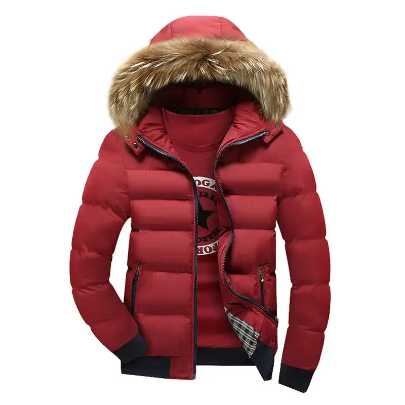 2023 New Jackets Men Winter Warm Faux fur Hoodies Outwear Slim Mens Coats Windbreaker Men Jacket chaqueta hombre MY132 - Lootquake