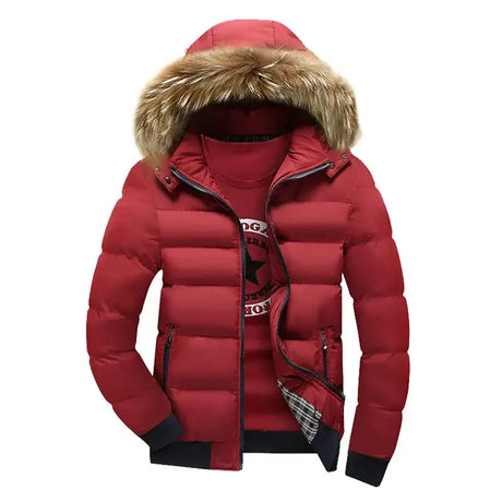 2023 New Jackets Men Winter Warm Faux fur Hoodies Outwear Slim Mens Coats Windbreaker Men Jacket chaqueta hombre MY132 - Lootquake