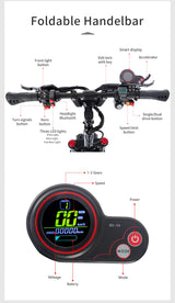 Halo Knight T107Pro Powerful Electric Scooter Adult Professional 95KM/H Fast E Scooter 6000W Off Road Dual Motor EScooter Cheap