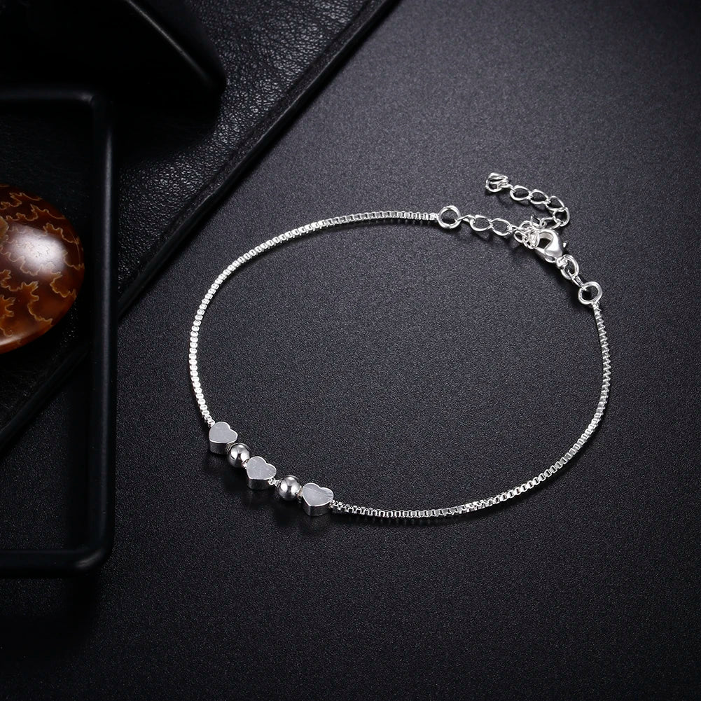 Fashion charm 925 Sterling Silver Bracelet for man woman Twisted rope chain fine jewelry Wedding party Christmas gift - Lootquake