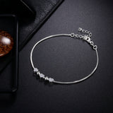 Fashion charm 925 Sterling Silver Bracelet for man woman Twisted rope chain fine jewelry Wedding party Christmas gift - Lootquake