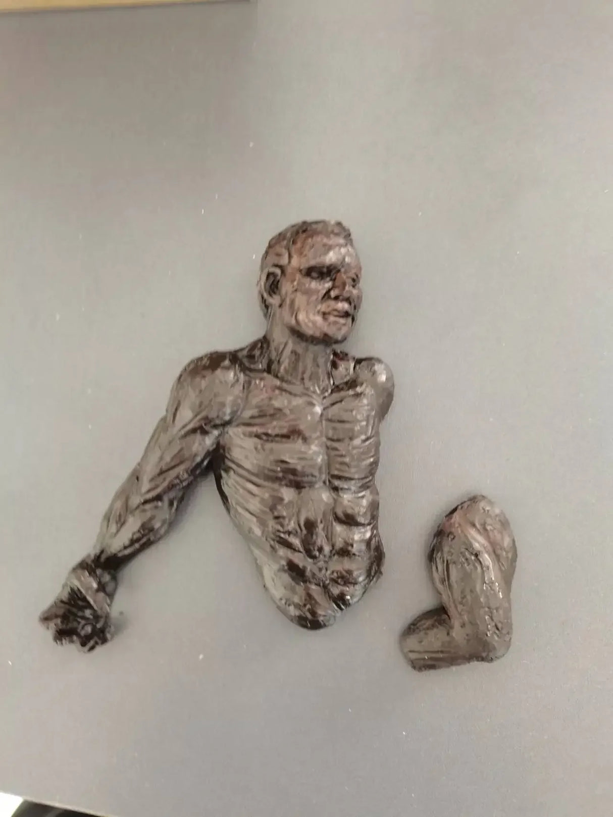 Home Decor Wall Art Wall Man Sculpture Statue Living Room Wall Decoration Resin Handicraft Pendant Home Accessories