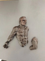 Home Decor Wall Art Wall Man Sculpture Statue Living Room Wall Decoration Resin Handicraft Pendant Home Accessories