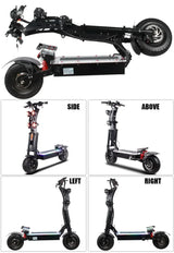 2024 new 10000W 72v 40ah electric scooter 13-inch tires maximum speed 130km/h cruising range 120km LCD screen foldable scooter