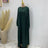 Plain Abaya Muslim Long Dress Women Balloon Sleeve Casual Islamic Clothing Dubai Turkish Modesty Kaftan Ramadan Eid - Lootquake