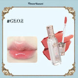 Rouge à lèvres Flower Knows Swan Ballet, brillant à lèvres effet miroir, hydratant et longue tenue, Nostickcup, nourrissant, 3,5 g