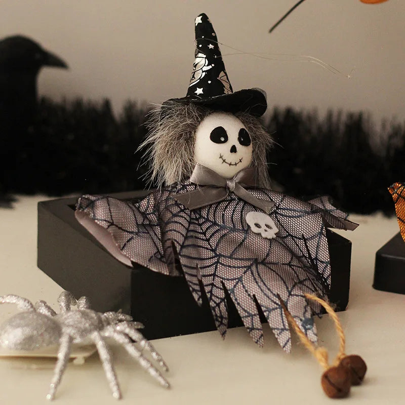 Halloween Decorations Doll Bar Decor Pumpkin Ghost Witch Pendant Scary Halloween Kids Gift Halloween Party Decoration for Home