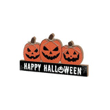 Fall Pumpkin Table Decor Halloween Desk Decorations Fall Table Decor Fall Wooden Table Sign Halloween Ornaments