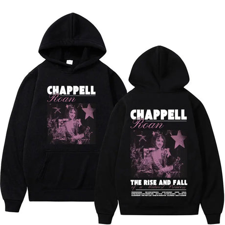 Chappell Roan Midwest Princess Tour Women Hoodie Print Pullover Hooded Rapper Hip Hop Singer Fleece Men Sweatshirt Gift for Fans - Lootquake
