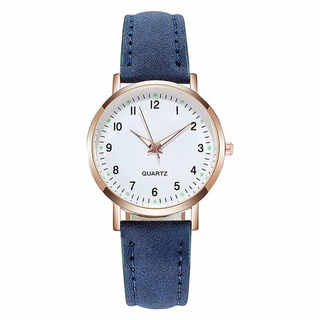 Reloj Mujer Fashion Watch for Women Leather Belt Watches Ladies Luxury Analog Quartz Luminous Wristwatch Clock Relogio Feminino - Lootquake
