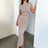Solid Black White Skinny Long Dress Women's Summer Fashion Plain Bodycon Maxi Tshirt Dress Ladies Simple Casual Slim Dresses - Lootquake