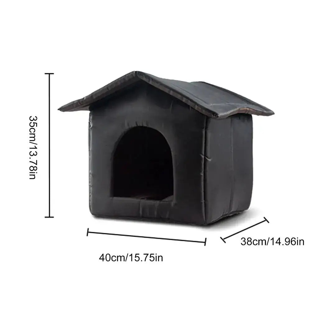 Waterproof Outdoor Pet House Thickened Cat Nest Tent Cabin Pet Bed Tent Shelter Cat Kennel Portable Travel Nest Pet Home - Lootquake