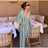 Striped Hooked Crochet Knit Long Dress Women Autumn Long Sleeve A Line Vestidos Female Vintage Commuter Slim Dresses - Lootquake