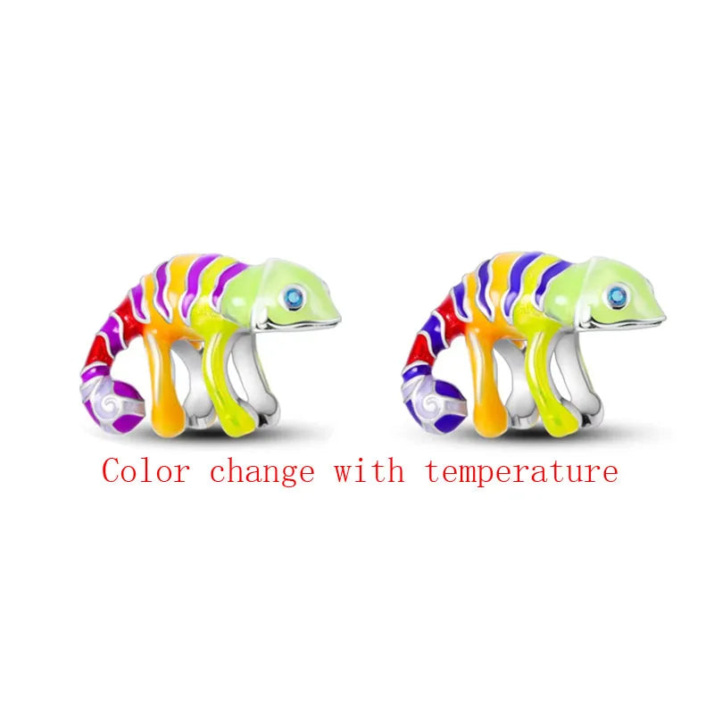 Nuevo dije de rana perezosa de plata 925 con forma de animal, pato, cerdo, oso, compatible con pulsera original, decoración, colgante para mujer, regalo de joyería