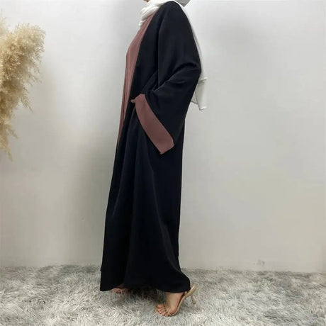 Eid Muslim Party Dress for Women Ramadan Abaya Fake 2 Piece Long Dress Morocco Vestidos Largos Dubai Turkey Robe Jalabiya 2024 - Lootquake