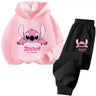 Children Hoodies Stitch Kawaii Fashion Pullover Sweatshirt Anime Trucksuit Manga Cartoons Girls Boy Kids Autumn Casual Clothes - Lootquake