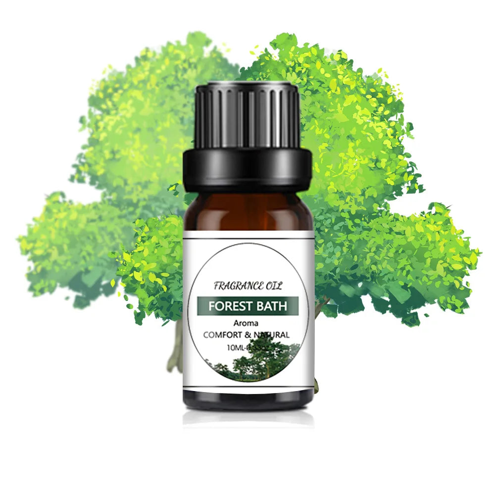 10ML Fragrance Oil Plant Making DIY 33 Flavor Aromatherapy Plaster Candle Soap Fragrance Oil for SPA Diffuser Sleep Humidifier