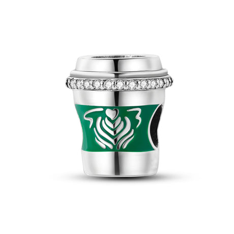 Coffee Cup Charms 925 Silver Beads For Woman Fit Original Bracelet Making Fashion Jewelry - Lootquake