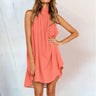 Dresses For Women Summer Casual Plus Size Ladies Casual Loose Long Dress Sleeveless Slit Long Vestidos Elegantes Para Mujeres - Lootquake