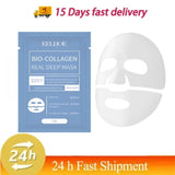 Collagen Anti Wrinkle Facial Mask Fade Face Fine Line Lift Firm Skin Anti-Aging Moisturizing Brighten Skin Care Korean Cosmetics