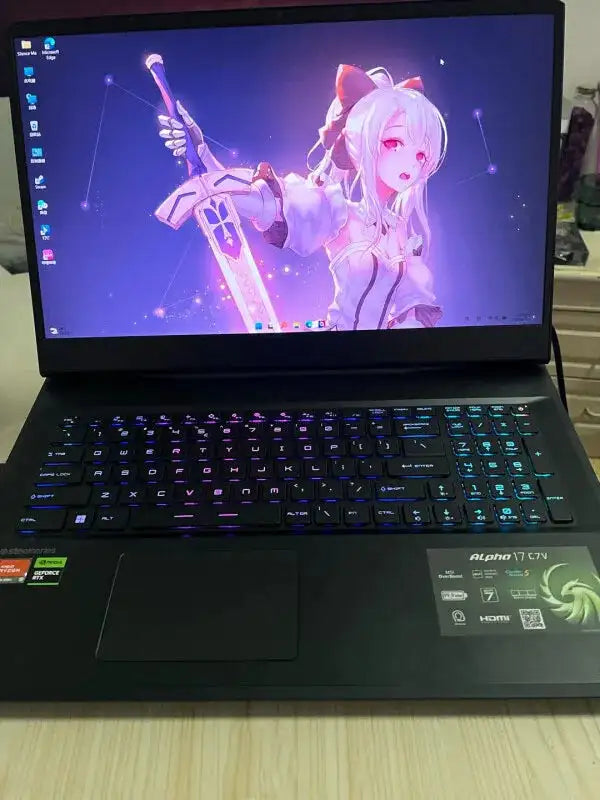 Portátil para juegos MSI Alpha 17 de 17,3 pulgadas QHD 2,5K 240 Hz IPS con AMD Ryzen R9-7940HX, 16 GB, 1 TB, RTX 4070