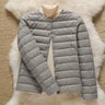 9 Color Women Puffer Jackets 90% Ultra Light Duck Down Women Matt Fabric Lightweight Coat Warm Female Windbreaker Parka - Lootquake