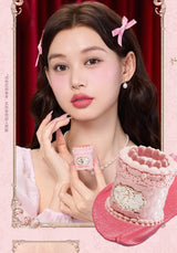 Crema labial Flower Knows Strawberry Cupid Cake, barra de labios hidratante mate, maquillaje de labios suave y sedoso, cosméticos profesionales.