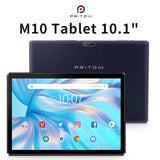 Tablette PRITOM Android 10 10,1 pouces 2 Go RAM 64 Go ROM Processeur Quad Core Écran HD IPS Caméra arrière 8,0 MP WiFi