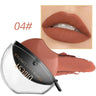 Lip-shaped lipstick seal Sip into makeup lazy blush lipstick Matte makeup effect Moisturizing lip gloss Waterproof non-stick cup