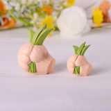 Home Decor Funny Grass Hand Statue Exquisite Artistic Holding Grass Sculpture Resin Hand Table Decor Unique Gift