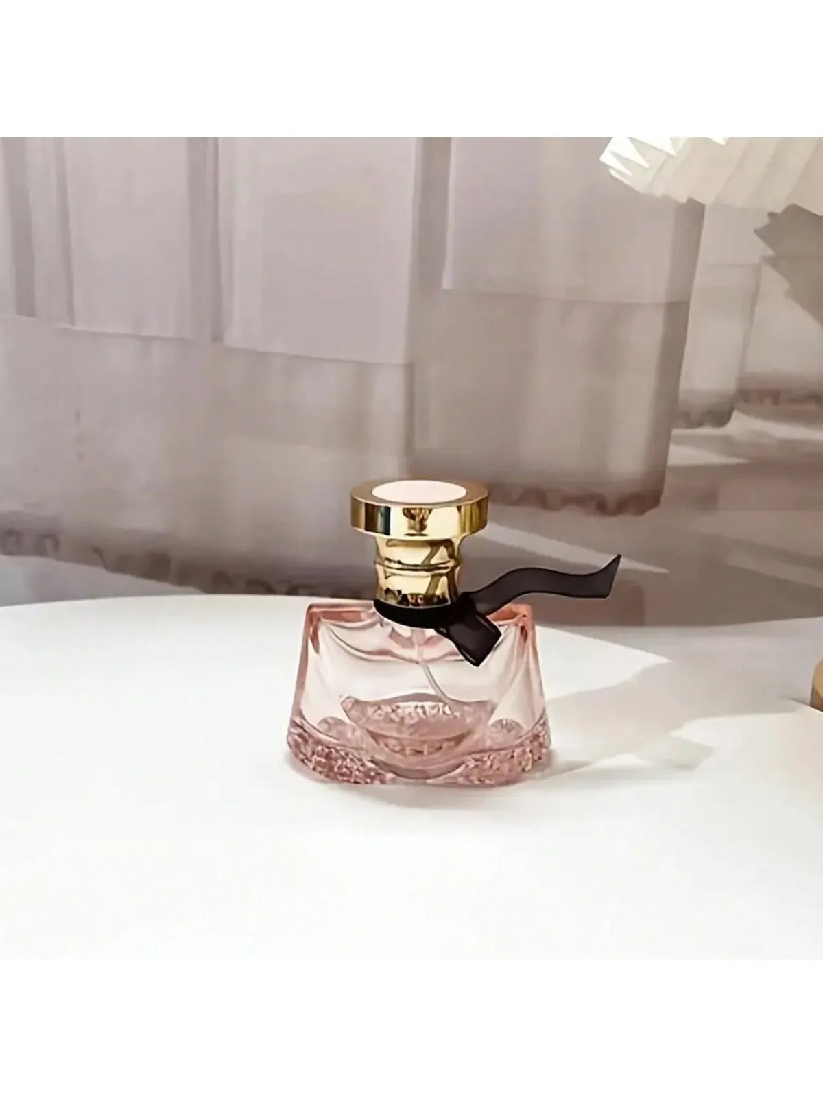 Luxury 1.01oz Glass Perfume Atomizer - Portable, Refillable & Scent-Free Spray Bottle for Travel & Cosmetics, Empty Bottle