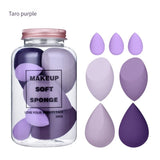 7PCS Canned Cosmetic Sponge Set Dry And Wet Liquid Foundation Powder Puff Professional Cosmetic Tools Make-up Artist