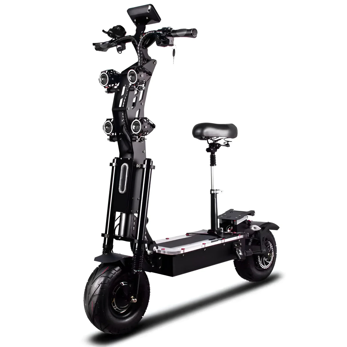 Trottinette électrique pliable X14 10 000 W, double moteur, batterie 72 V 40 Ah, pneus de 14 pouces, vitesse maximale : 130 km/h, autonomie : 120 km, écran LCD