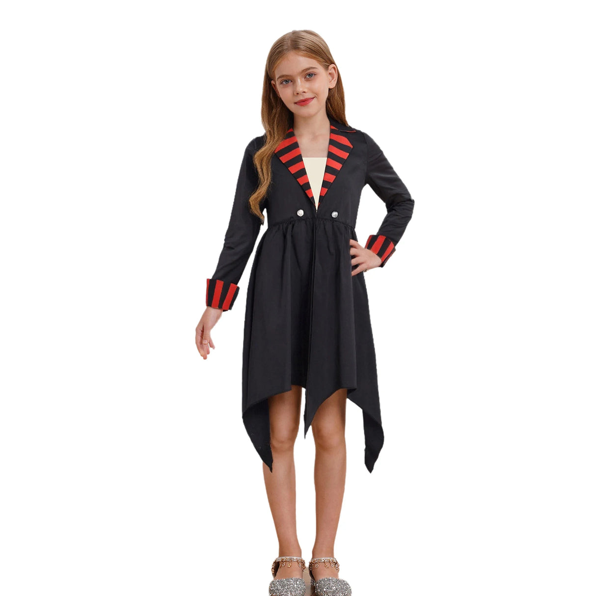 Kids Girls Gothic Vampire Costume