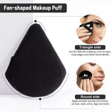 10/12 Pcs Triangle Powder Puff Wet Dry Use For Loose Powder Liquid Cosmetic Soft Plush Powder Puff Makeup Foundation