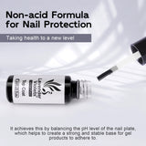 7ml No Wipe Glossy Top Coat, High Glossy Shine Effect Soak Off Gel Nail Polish Long Lasting for Salon Home DIY Manicure Nail Art