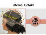 Afro Kinky Curly Cornrow Braids Wig | Transparent Full Lace | Baby Hair